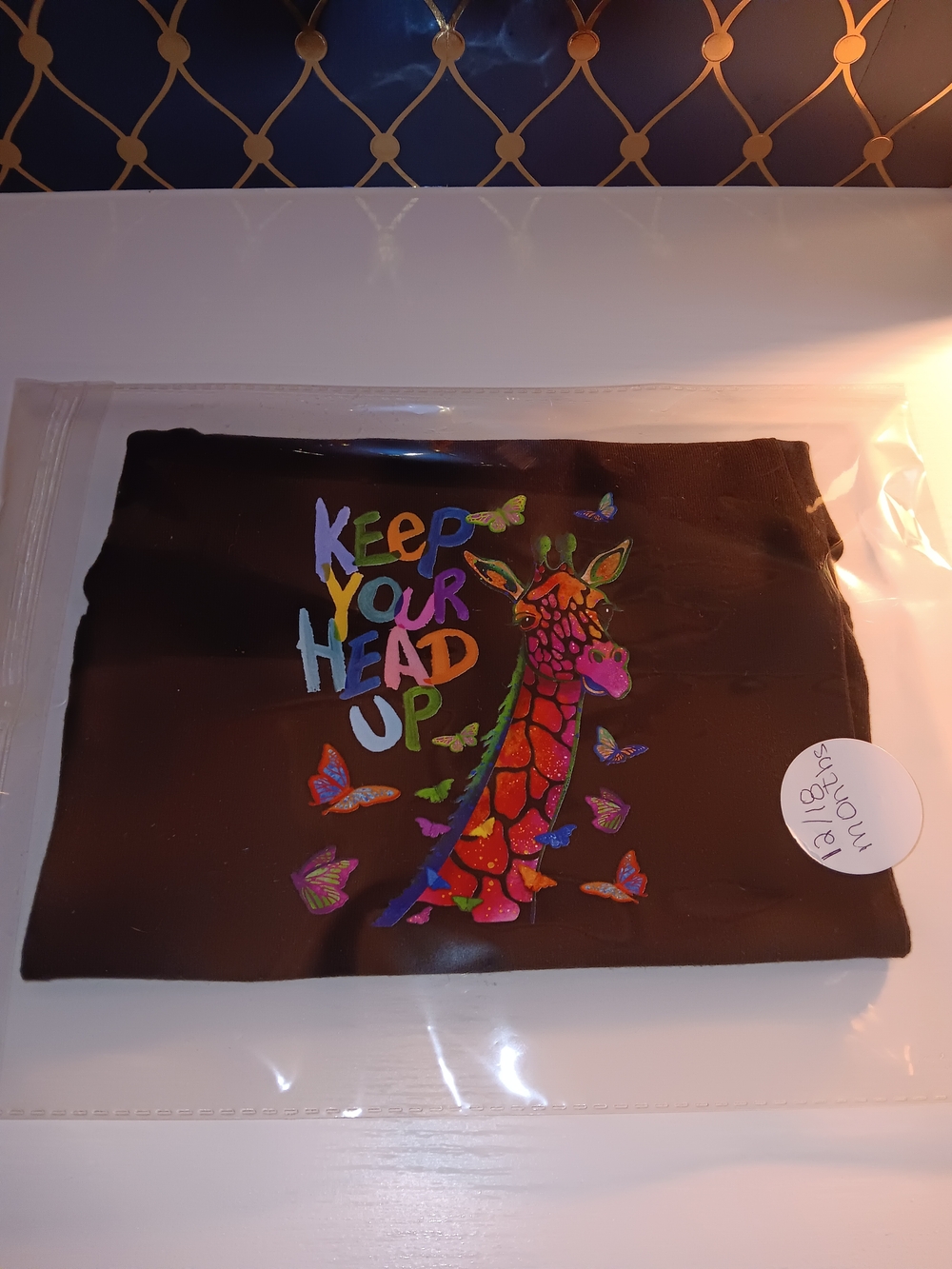 Keep Your Head Up Kids Short Sleeve Tee - Black